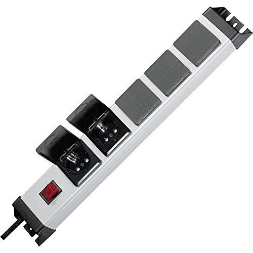 Kopp 227320017 Powerversal Steckdosenleiste, 5-Fach mit beleuchtetem Schalter und Klappdeckel, IP 20 Kopp 227320017 Powerversal Steckdosenleiste, 5-Fach mit beleuchtetem Schalter und Klappdeckel, IP 20 von Kopp