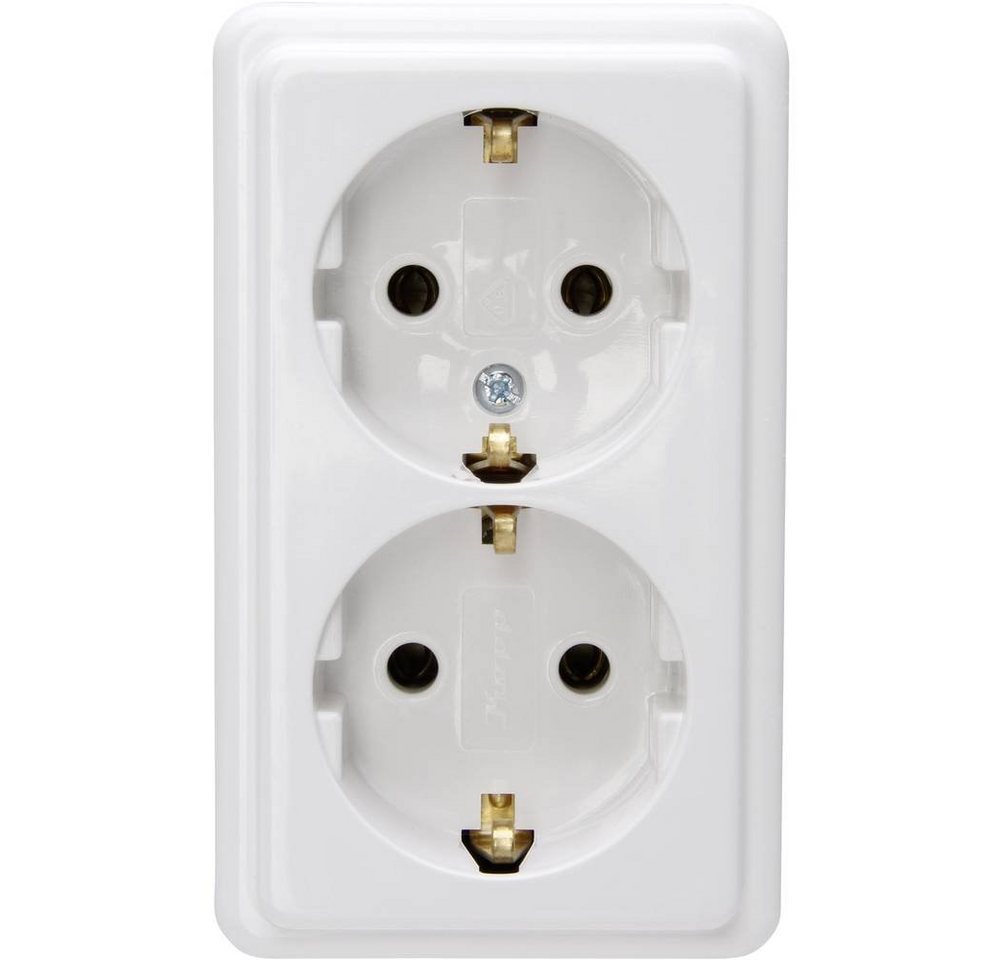 Kopp 2fach Steckdosenleiste ohne Zuleitung 120101001 Steckdosenleiste, ohne Kabel Kopp 2fach Steckdosenleiste ohne Zuleitung 120101001 Steckdosenleiste, ohne Kabel von Kopp