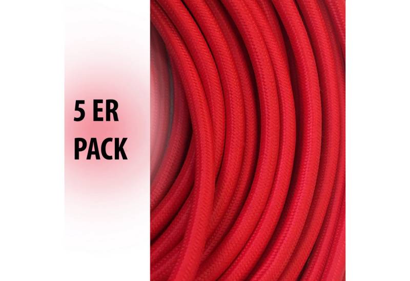 Kopp 3-adrig Textilkabel 2m Stoffkabel Lampen-Verbindungskabel, (200 cm), Länge 2 Meter von Kopp