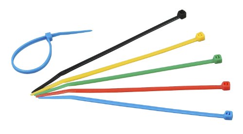 Kopp 324602090 Kabelbinder, 50 Stück, je 10 Stück, 150 x 3.6 mm, blau/rot/gelb/grün/schwarz von Kopp