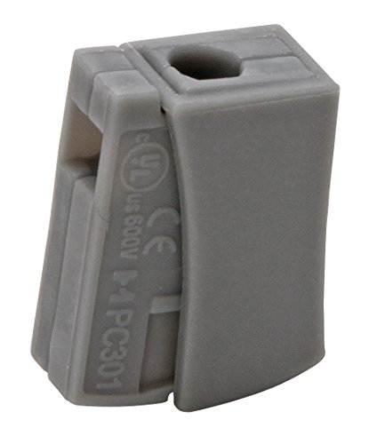 Kopp Leuchtenklemme 1-fach, 2-polig, 1,0 mm² - 2,5 mm², Inhalt 10 Stück, grau, 33346414 von Kopp