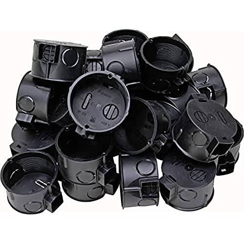 Kopp 343100041 Schalterdose Unterputz Isolierstoff, ø 60 mm, Profi-Pack: 25-Stück im Netz, Dosentiefe 45 mm von Kopp