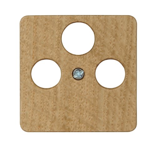 Kopp 357831186 Milano Buche Antennen-Abdeckung TV/RF/SAT von Kopp