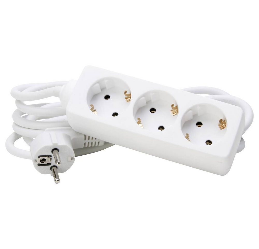 Kopp 3fach Steckdosenleiste 3 m 128688650 Steckdosenleiste (Kabellänge 3.00 m) von Kopp