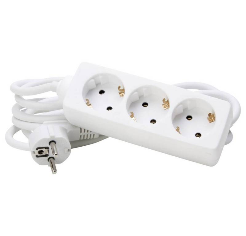 Kopp 3fach Steckdosenleiste 3 m 128688650 Steckdosenleiste (Kabellänge 3.00 m) von Kopp