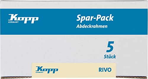 Kopp 404617053 Profi-Pack: 5 Rivo Abdeckrahmen 2-fach von Kopp