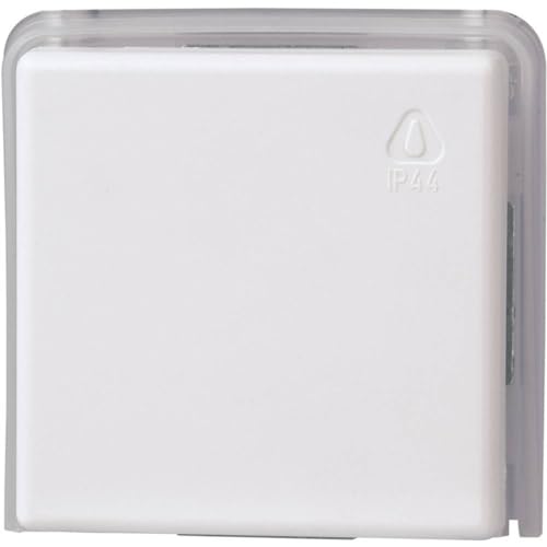 Kopp Standard Unterputz Feuchtraum Taster, UP FR, IP44, arktis-weiß, 624302083 von Kopp