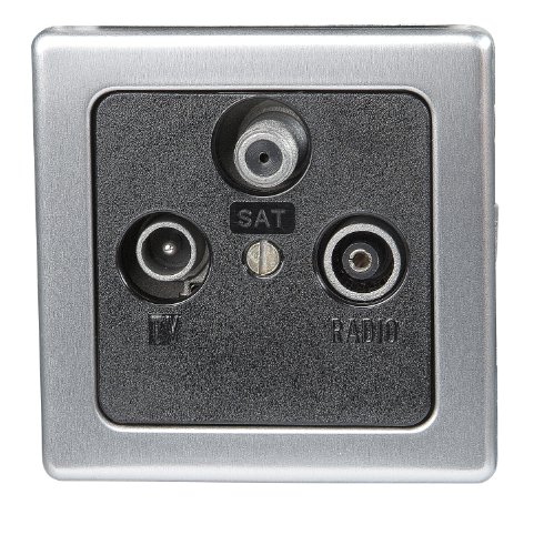 Kopp 915920086 Vision Antennensteckdose TV/RF/SAT von Kopp