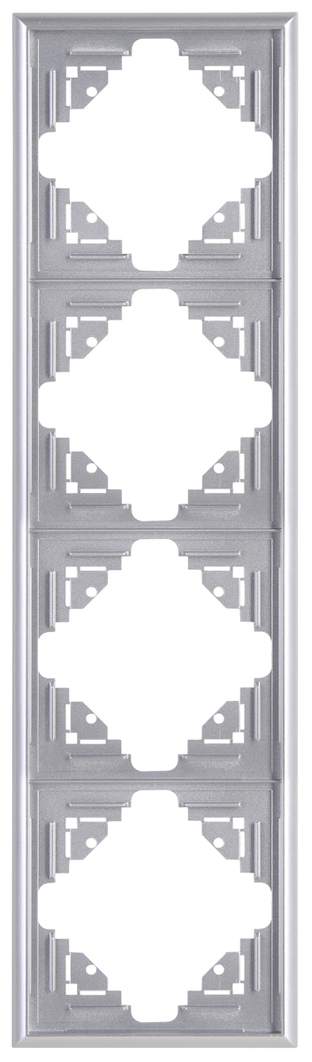 Kopp Abdeckrahmen MALTA 4-fach silber von Kopp