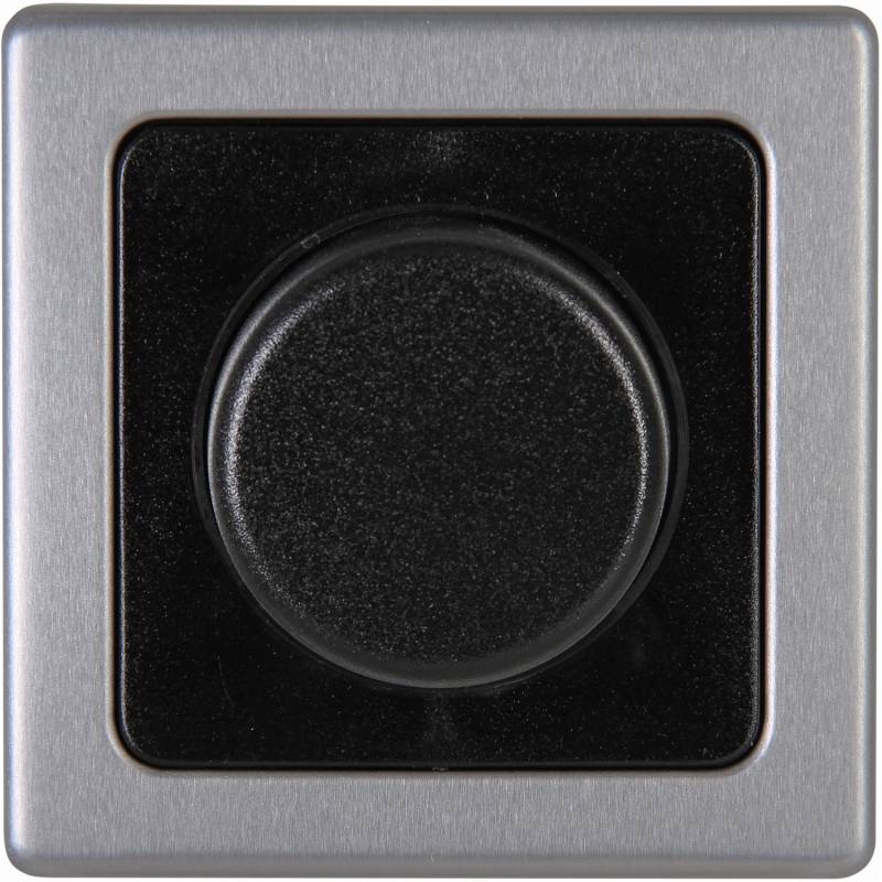 Kopp Abdeckrahmen für Druck-Wechsel-Dimmer Vision Stahl von Kopp