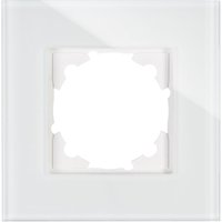 Kopp - athenis – 1-fach Glas-Abdeckrahmen, Farbe: Weiß - Weiß von Kopp