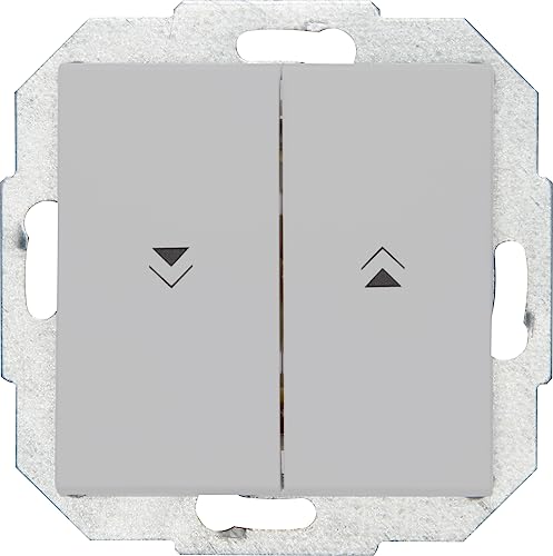 Kopp Athenis Jalousieschalter, IP20, grau, matte Oberfläche, 588534085 von Kopp