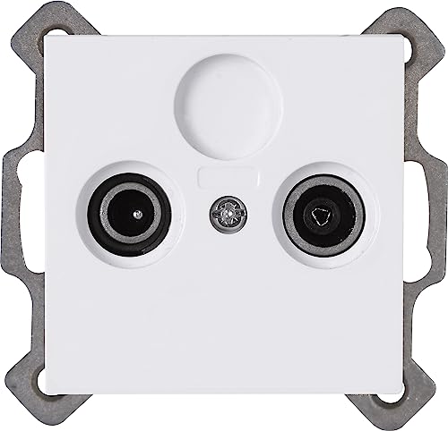 Kopp Athenis TV/RF-Steckdose, arktis-weiß, matte Oberfläche, 941232081 Kopp Athenis TV/RF-Steckdose, arktis-weiß, matte Oberfläche, 941232081 von Kopp
