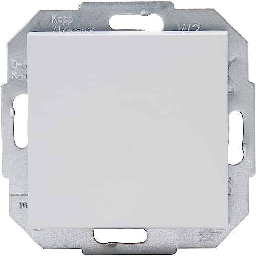 Kopp Athenis Taster, IP20, grau, matte Oberfläche, 588334089 von Kopp