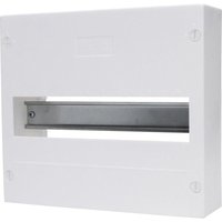 Kopp - Aufputz-Verteilerkasten, ohne Tür, 1-reihig für 12+2 Pole, Farbe: weiß - 344610006 von Kopp