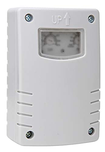 Kopp Dämmerungsschalter mit Zeitschaltuhr, Aufputzmontage, IP44, Farbe weiß, 848002019 von Kopp