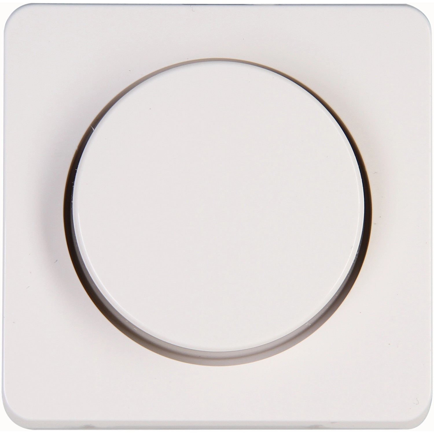 Kopp Dimmerabdeckung mit Druck-Wechselschalter Milano Weiß von Kopp