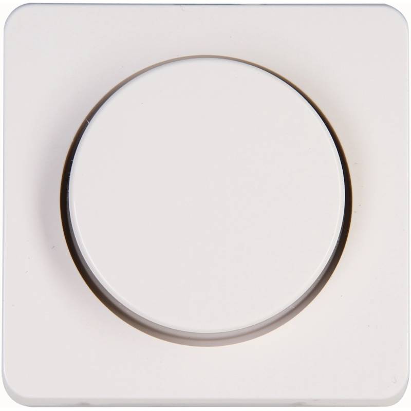 Kopp Dimmerabdeckung mit Druck-Wechselschalter Milano Weiß von Kopp