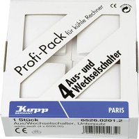 Kopp Einsatz Wechselschalter Paris Weiß 652602012 von Kopp