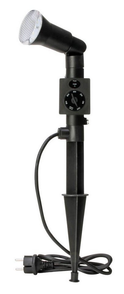 Kopp Gartenleuchte Kopp LED Gartenleuchte, Erdspieß & Dämmerungsschalter, 1,5 m Zuleitung von Kopp