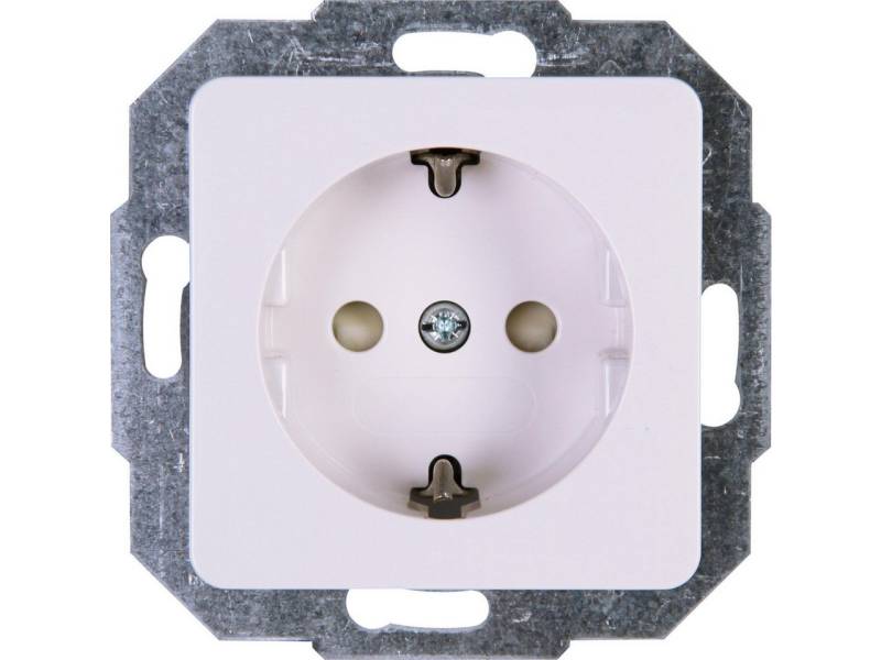 Kopp Gips-Kalk-Putz Kopp Steckdose Serie Milano Unterputz arktisweiß von Kopp