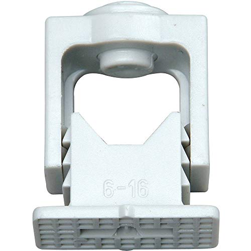 Kopp 341704089 Greif-Iso-Schellen 6-16 mm, mit Klemmschraube, 10 Stück, grau von Kopp