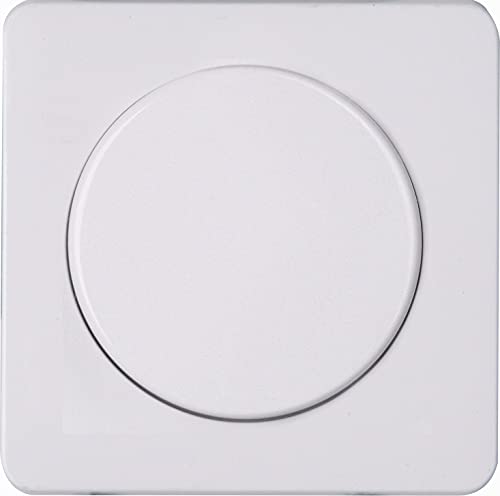 Kopp HK02 - Dimmer-Abdeckung für Druck-Wechseldimmer, Farbe: arktisweiß, 5er Pack, 328813005 von Kopp