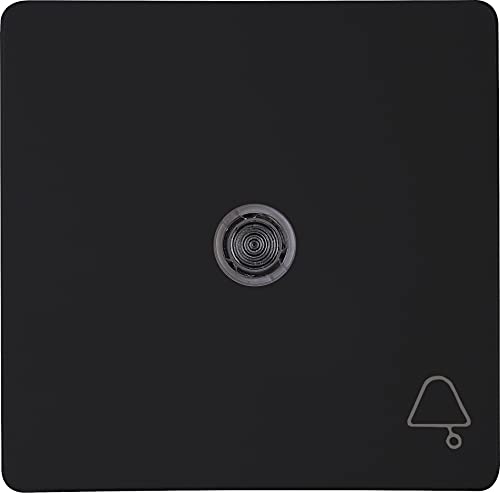 Kopp HK05 - Wippe mit Linse, Symbol Glocke, Farbe: Mattschwarz, 5er Pack, 339550009 Kopp HK05 - Wippe mit Linse, Symbol Glocke, Farbe: Mattschwarz, 5er Pack, 339550009 von Kopp