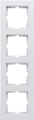 Kopp HK07 - Abdeckrahmen 4-fach, Farbe: grau matt - (5 Stück) von Kopp