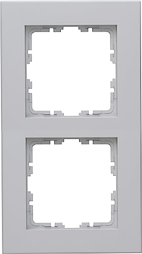 Kopp HK07 PURE - Abdeckrahmen 2-fach, Farbe: grau matt - (10 Stück) von Kopp