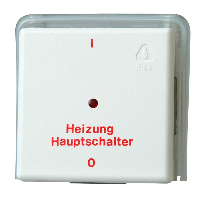 Kopp Heizungshauptschalter UP-Feuchtraum arktis-weiß von Kopp