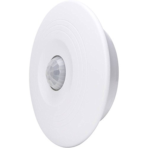 Kopp Infracontrol Bewegungsmelder I 360 Grad Außenleuchte mit Bewegungs-Melder I Außen-Beleuchtung als Einbruchschutz I Präsenzmelder Aufputz zur Deckenmontage Außen & Innen I Weiß - 822117021 von Kopp