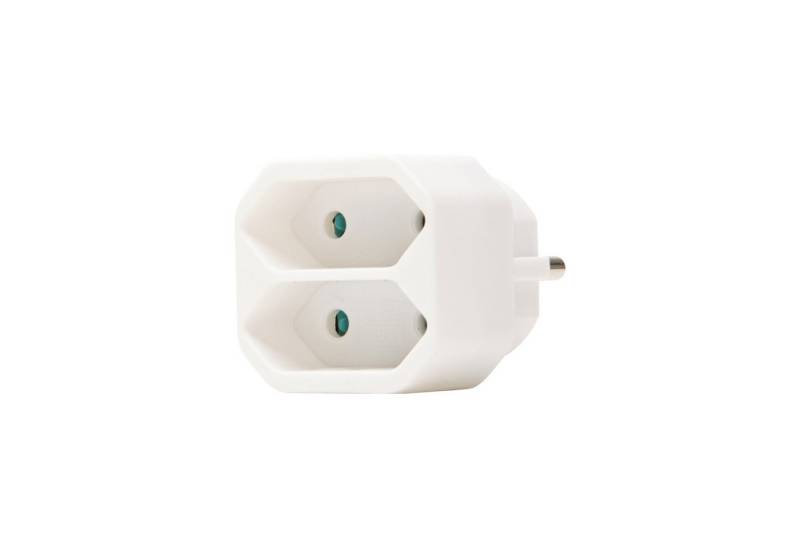 Kopp KOPP Euro-Zweifachstecker 174102001, BS, weiß Mehrfachsteckdose Kopp KOPP Euro-Zweifachstecker 174102001, BS, weiß Mehrfachsteckdose von Kopp
