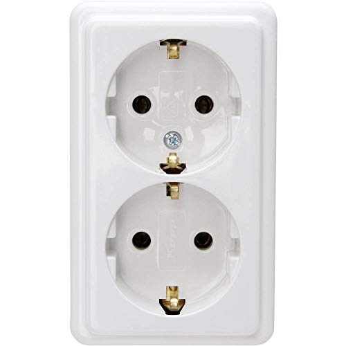 Kopp Schutzkontakt-Steckdosenleiste, 2-Fach, ohne Zuleitung und Stecker, arktis-weiß, 120101001 Kopp Schutzkontakt-Steckdosenleiste, 2-Fach, ohne Zuleitung und Stecker, arktis-weiß, 120101001 von Kopp