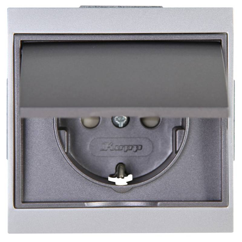 Kopp Steckdose anthrazit - 911550081 von Kopp