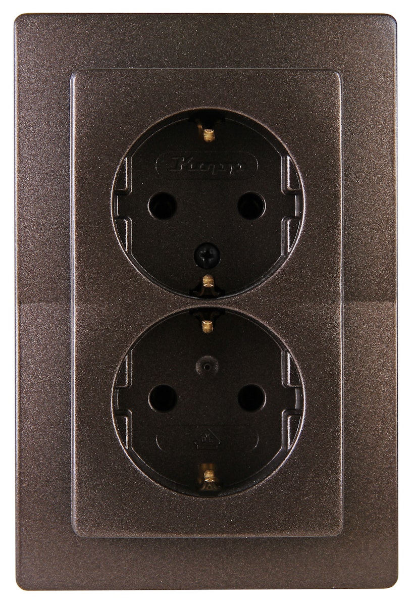 Kopp Steckdose braun - 941126061 von Kopp