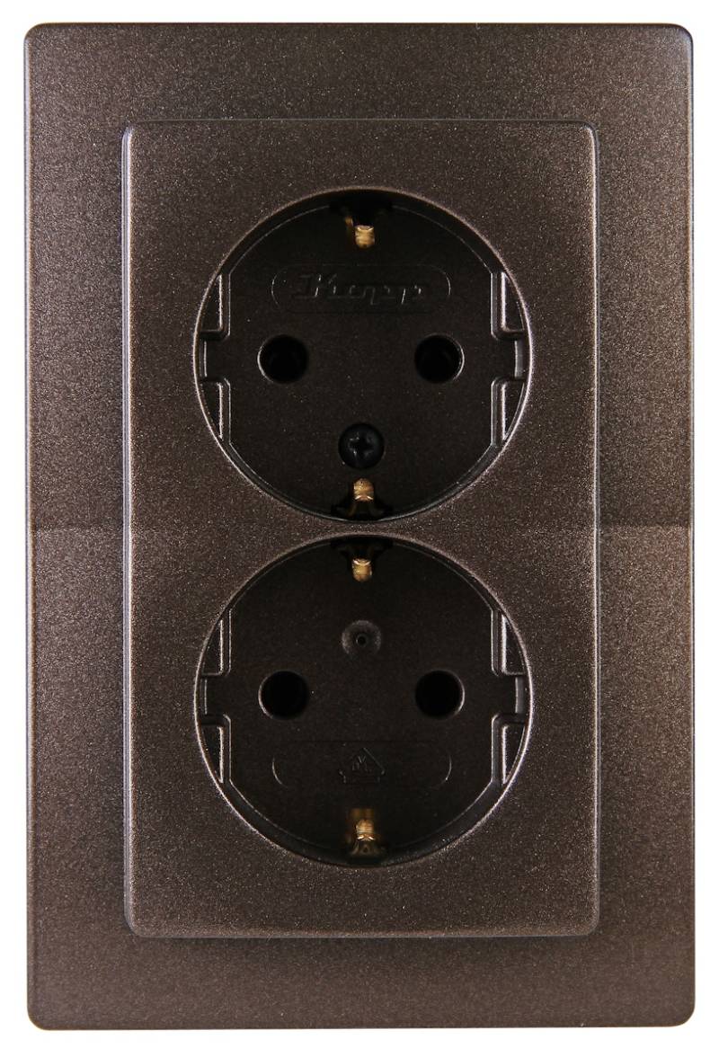 Kopp Steckdose braun - 941126061 von Kopp