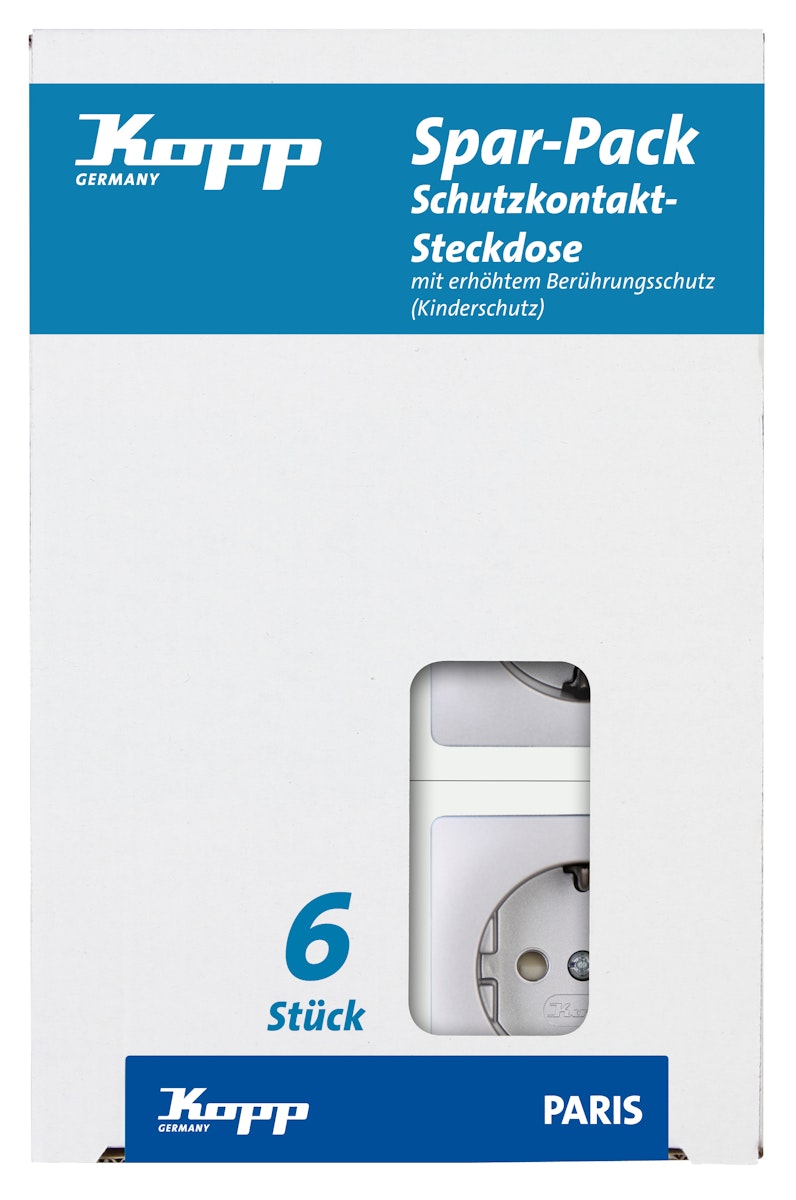 Kopp Steckdose silber - 920720013 von Kopp