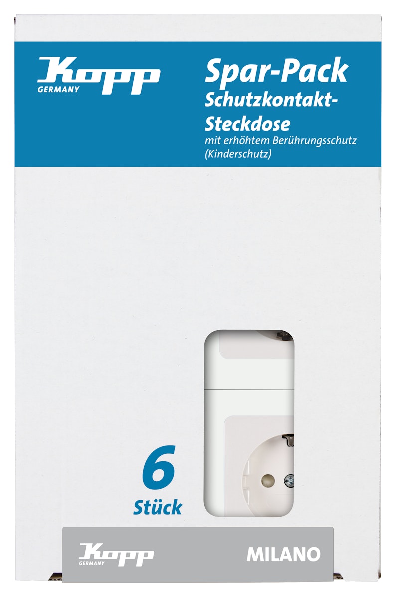 Kopp Steckdose weiss - 912113055 von Kopp