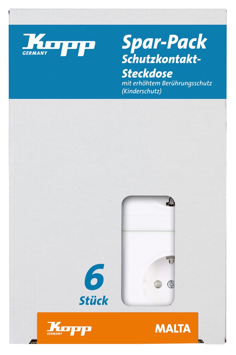 Kopp Steckdose weiss - 923413051 von Kopp