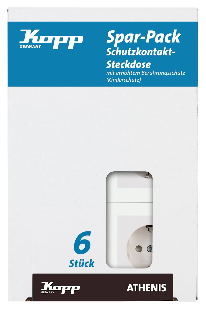 Kopp Steckdose weiss - 943029056 von Kopp