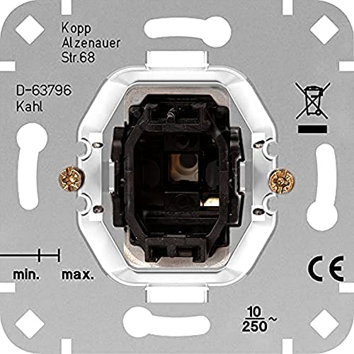 Kopp Taster (Wechsler) Sockel, 10er Pack, 504400001 von Kopp