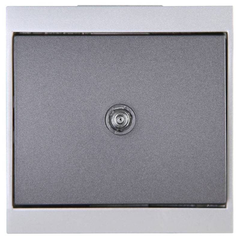 Kopp Universalschalter MALTA silber/anthrazit beleuchtet von Kopp