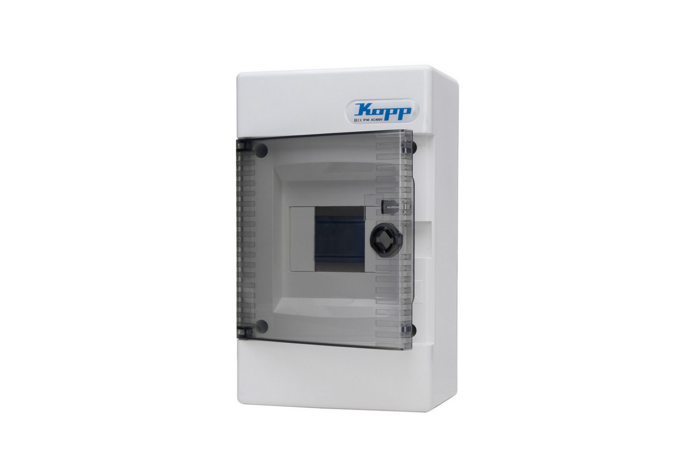 Kopp Verteilerbox KOPP Aufputz-Verteilerkasten N4C, IP40, mit Tür, 1-reihig, 4 Pole Kopp Verteilerbox KOPP Aufputz-Verteilerkasten N4C, IP40, mit Tür, 1-reihig, 4 Pole von Kopp