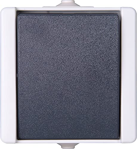 Kopp proAQA - Kreuzschalter, Farbe: grau, 5er Pack, 540756005 von Kopp