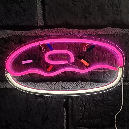 Donut Neonlicht LED Neon Schild Café Reklame Licht Lampe Leuchte Kunst Bar Party Wand Dekoration Kiosk Restaurant Setup Streamer Hintergrund Beleuchtung dekorative Wandleuchte Kaffee von Kopper-24