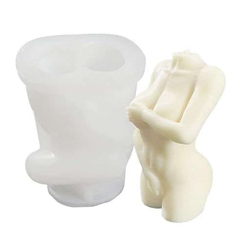 Kerzenform Silikon Körper Frau mit verschränkten Armen, Kerzen Silikonform, DIY Körper Statue Kerze Dekor Kunst Handwerk, Gussform Kerzengießen Seifen Form Wachs Gießform Kerzenform Silikon Körper Frau mit verschränkten Armen, Kerzen Silikonform, DIY Körper Statue Kerze Dekor Kunst Handwerk, Gussform Kerzengießen Seifen Form Wachs Gießform von Kopper-24