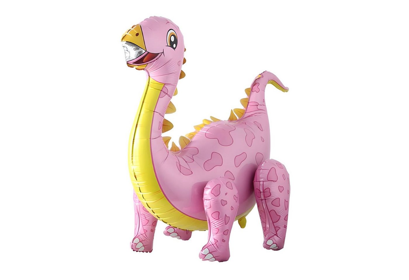 Kopper-24 Folienballon Folienballon 3D Dinosaurier mit beweglichen Beinen, 07 Pink ca. 57,5 x von Kopper-24