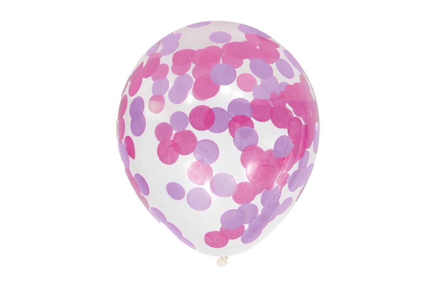 Kopper-24 Luftballon Konfetti Ballon Lila/Pink, ca. 30 cm von Kopper-24