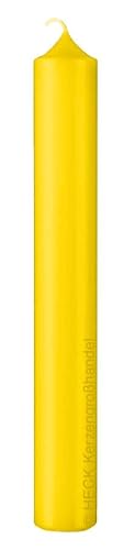 Kopschitz Kerzen Altarkerze (Stabkerze) Gelb Zitrone 200 x Ø 40 mm, 1 Stück von Kopschitz Kerzen